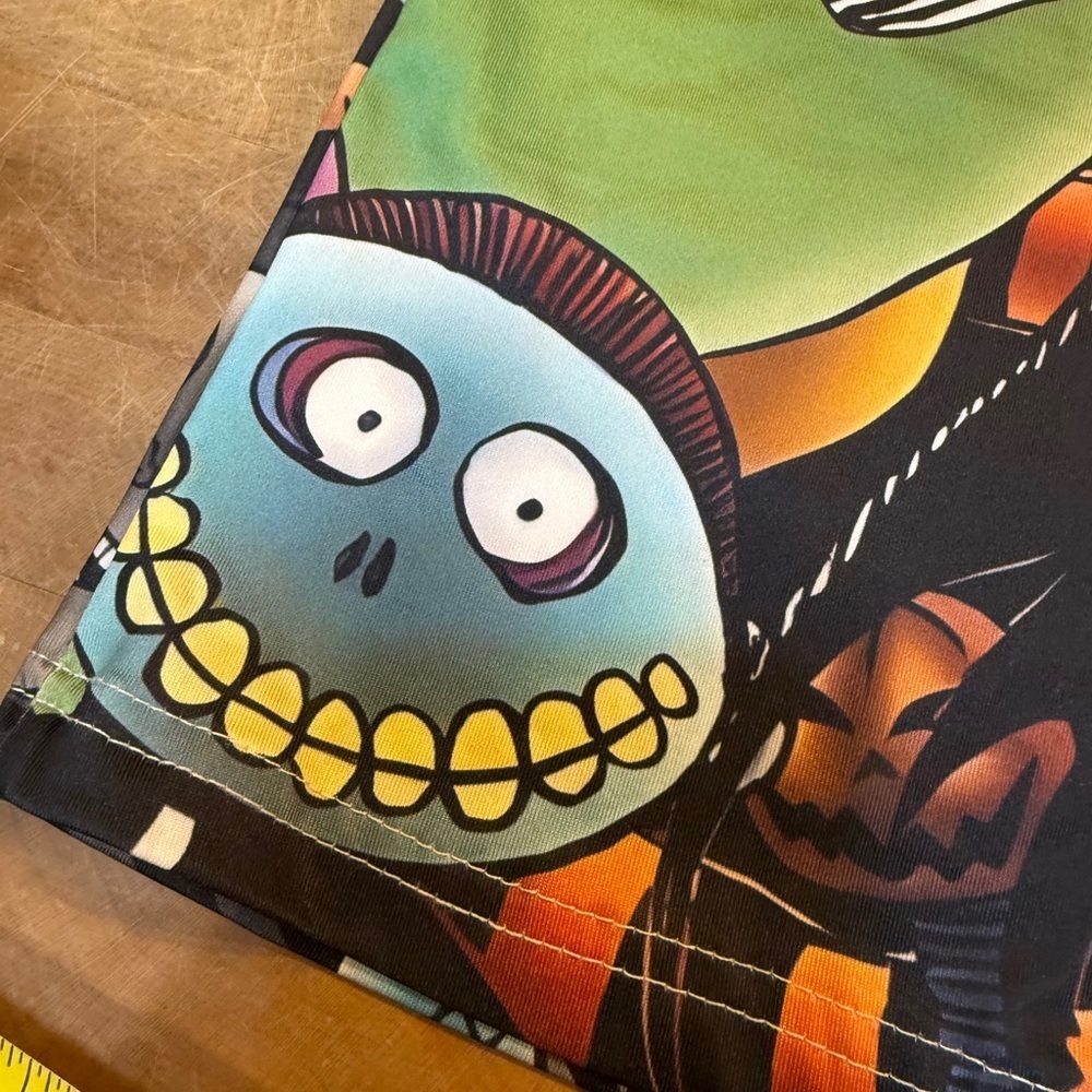 Nightmare Before Christmas Jack & Sally Graphic Night Dress Kids M Pajamas - Picture 4 of 10